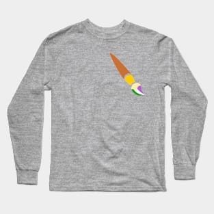 Genderqueer Pride Paintbrush Long Sleeve T-Shirt